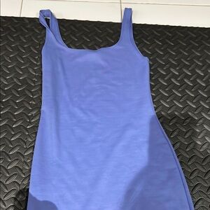 Stylish Blue Sleeveless Dress